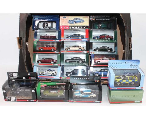 20 various boxed 1/43rd scale rare issue Vanguards diecast vehicles, mixed examples to include Born Free Land Rover Defender,