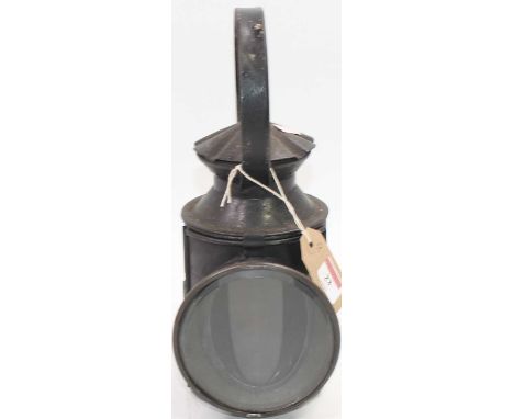 An early pie crust LNER two-aspect hand lamp incised No.525 Bury St Eds on the handle, body to read LNER loco