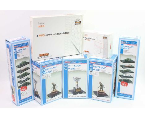 A collection of various Master Tools and Brekina boxed perspex display cases, various examples of differing size, 7 in total,