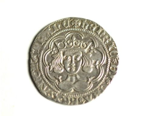 Henry VI Groat, rosette mascle issue, Calais Mint, MM Cross patonce; full, round flan with virtually flawless edge & surfaces