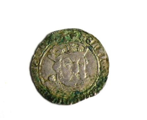 Henry VIII Groat, Tower Mint, third coinage (1544-47), MM lis, obv. HENRIC 8 D G AGL FRA Z HIB REX around facing bust 1, rev.