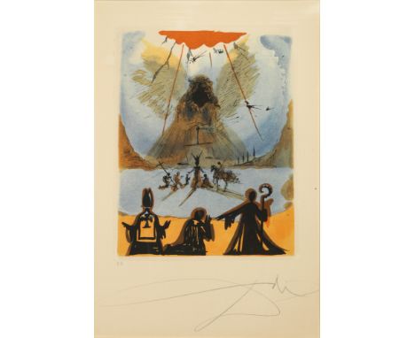 Salvador DALI (1904-1989) La Vida es Sueno Apotheose,Radierung/Papier, mit Bleistift handsigniert Dali und EA (Exemplar Épreu