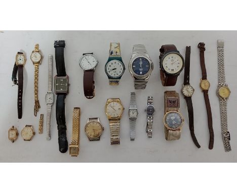 Selection of watches to include Junghans Mega, Accurist, Smiths Empire, Ingersoll, Bulova, R. Weil, Citizen Eco-Drive, Swatch