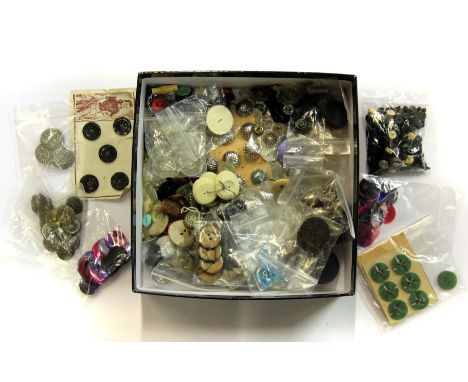 A collection of vintage buttons.