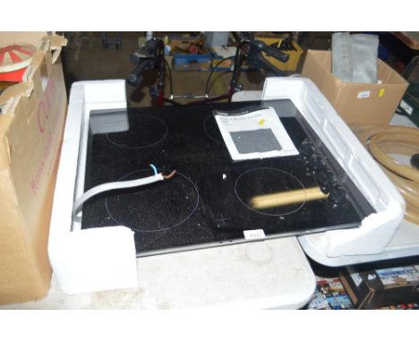 A Logik electric ceramic hob