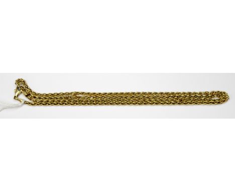 A 9ct gold chain necklace, 11.8 grams approx 