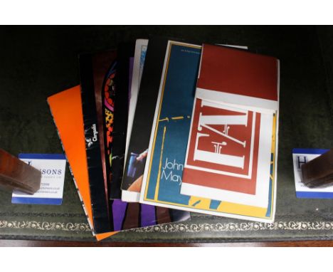 A selection of original 70s, tour programmes including Emerson Lake and Palmer x 2, family Poster Program, American Folk and 