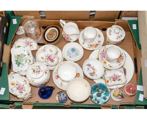A collection of Royal Crown Derby 'Posies' tea ware and trinket dishes etc