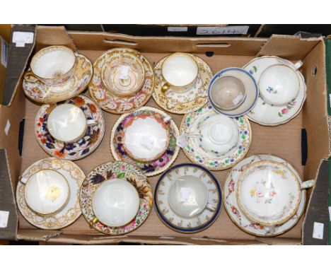 Cabinet cups and saucers to include Copeland Spode Q (1 box)