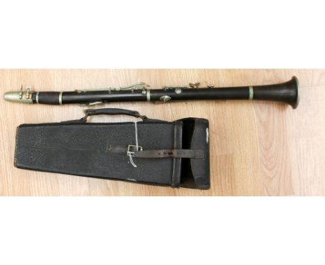 Early 20th century Clarinet in leather case.
