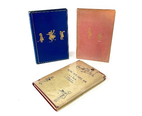 A. A. MILNE. 'When We Are Six,' first edition, original cloth, loss to original dj, Methuen &amp; Co, London, 1927; 'The Hous
