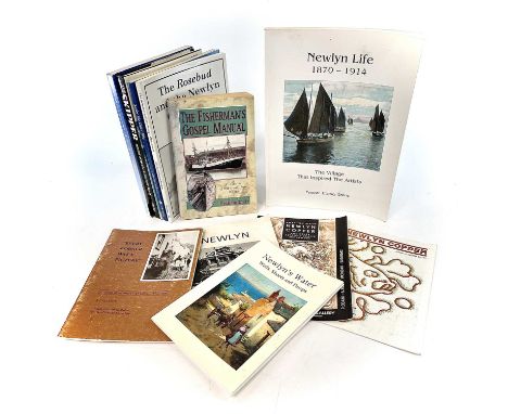 JOHN CURNOW LAITY. 'Newlyn Copper' leaflet printed by The Newlyn Press, and other books and leaflets related to Newlyn.