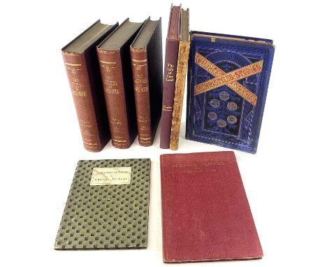 CHARLES DICKENS. 'The Letters of....,' second edition, fifth thousand, three vols, half-title with printed signature, Chapman