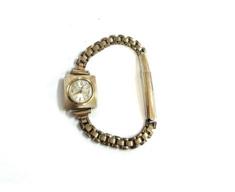 Vintage gold cased Roamer ladies wrist watch 