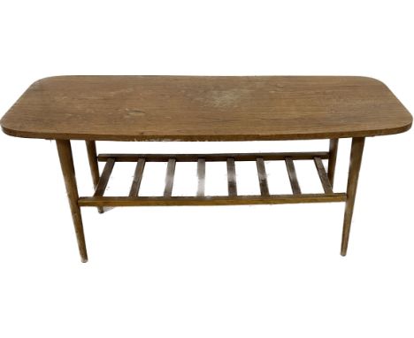 Vintage coffee table measures approximately 18 inches tall x 42 wide and 18 deep 