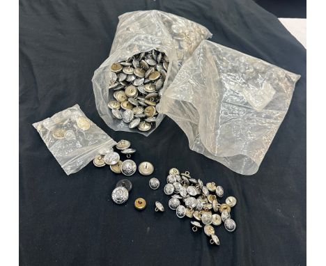 Around 500 Vintage Tunic and  Sleeve buttons manufactured by Gaunt of London.   Possibly Bradford as the wild boar matches th