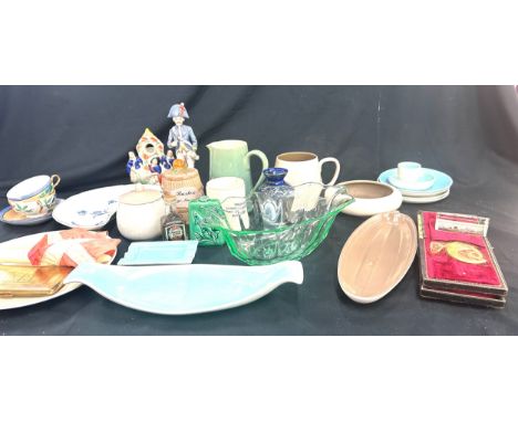 Large selection of pottery includes Poole etc 