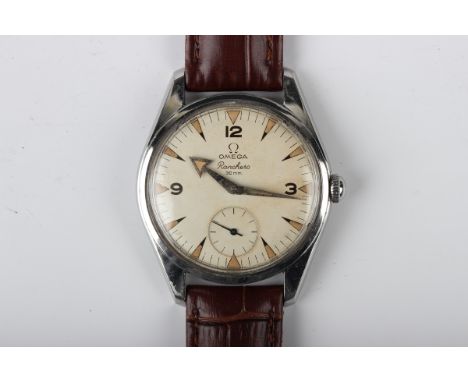 An Omega Ranchero 30mm steel cased gentleman's wristwatch, circa 1958, Ref. No. 2990, the signed jewelled 267 caliber movemen