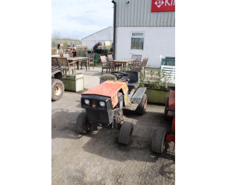 A Westwood T1600 garden tractor. Complete with key, sold not running. 