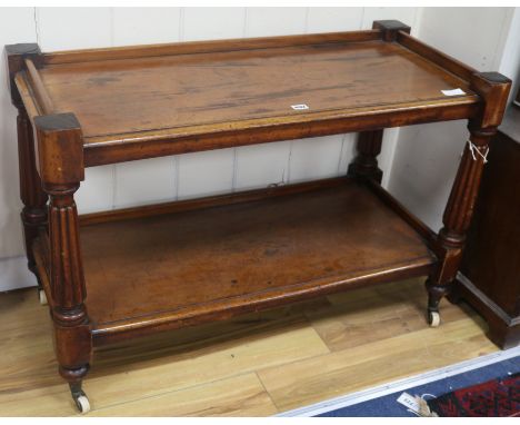 A two tier buffet, W.101cm