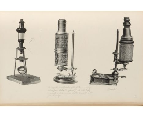 A Folio Catalogue of Engravings of the Microscopes of the Crisp Collection, An unusual catalogue of the Frank Crisp Collectio