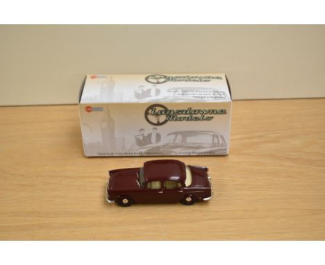 A Lansdowne Models (Brooklin Models) 1:43 scale white metal model, LDM 113 1957 Humber Hawk Saloon MKI, Burgundy, in original