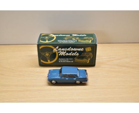 A Lansdowne Models (Brooklin Models) 1:43 scale white metal model, LDM 6c 1961 Austin A110 Westminster, Persian Blue, in orig