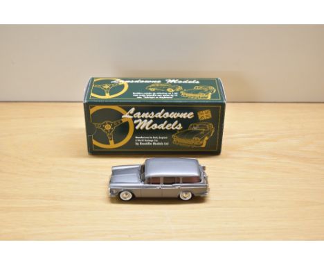 A Lansdowne Models (Brooklin Models) 1:43 scale white metal model, LDM 16A 1961 Humber Super Snipe Estate, Grey, in original 