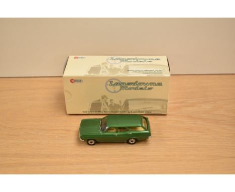 A Lansdowne Models (Brooklin Models) 1:43 scale white metal model, LDM 55 1968 Vauxhall Victor FD Estate, Emerald Starmist, i