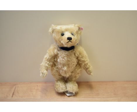 A modern Steiff Limited Edition Teddy Bear, 663840 Diana 50th Birthday, 102/1961 with button, tag, certificate and original b