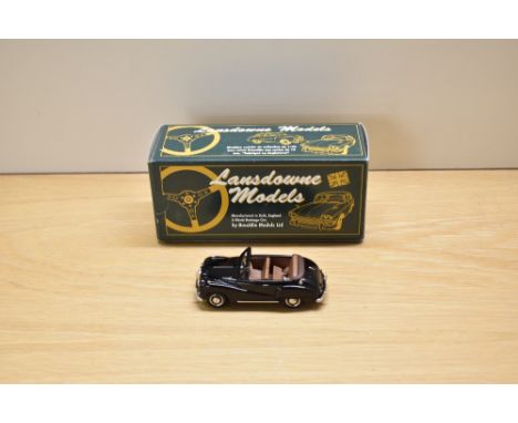 A Lansdowne Models (Brooklin Models) 1:43 scale white metal model, LDM 9x 1953 Austin Somerset Convertible, Factory Special, 