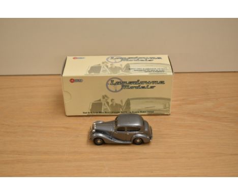 A Lansdowne Models (Brooklin Models) 1:43 scale white metal model, LDM 46 1945 Sunbeam-Talbot Ten, Gunmetal Grey, in original