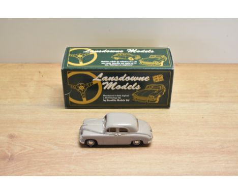 A Lansdowne Models (Brooklin Models) 1:43 scale white metal model, LDM 34 1952 Singer SM1500 Saloon, Beige, in original box w