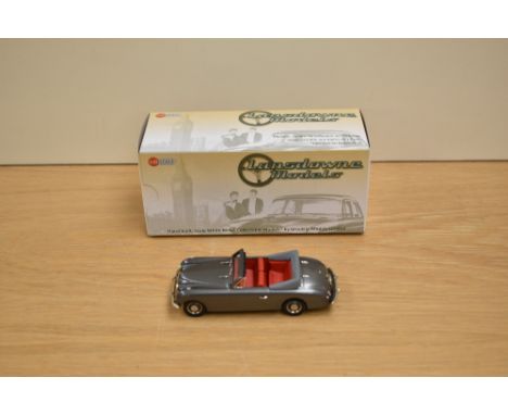 A Lansdowne Models (Brooklin Models) 1:43 scale white metal model, LDM 118 1954 Jensen Interceptor 4-Seater Convertible, Meta