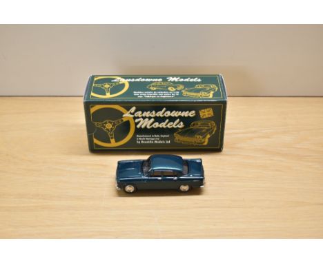 A Lansdowne Models (Brooklin Models) 1:43 scale white metal model, LDM 13AA 1965 Humber Sceptre MKII, Dark Green, in original