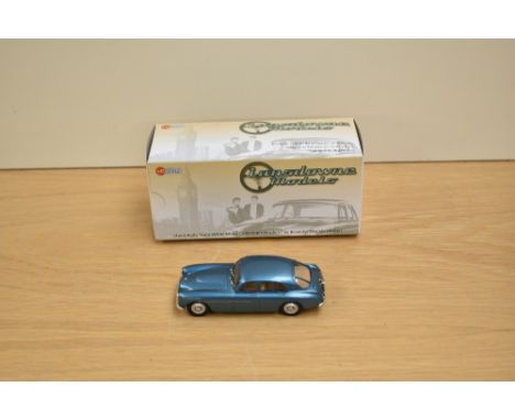 A Lansdowne Models (Brooklin Models) 1:43 scale white metal model, LDM 110 1955 Bristol 405, Blue Metallic, in original box w