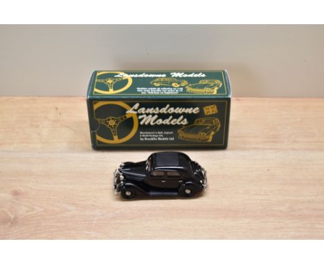 A Lansdowne Models (Brooklin Models) 1:43 scale white metal model, LDM 30A 1948 Ford V8 Pilot 'Police', in original box with 