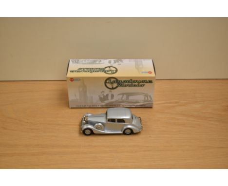 A Lansdowne Models (Brooklin Models) 1:43 scale white metal model, LDM 79a 1936 Railton Cobham Saloon, Silver Mist, in origin