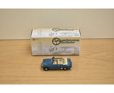 A Lansdowne Models (Brooklin Models) 1:43 scale white metal model, LDM 111 1954 Hillman Minx Convertible, Quartz Blue, in ori