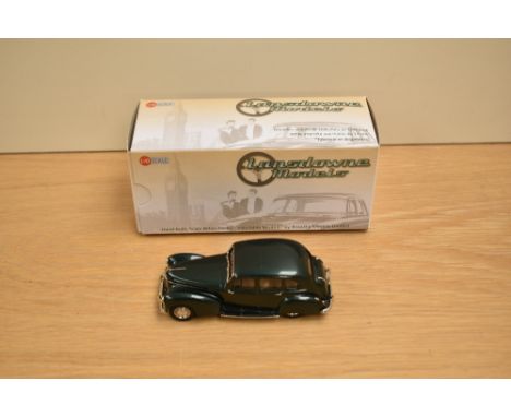 A Lansdowne Models (Brooklin Models) 1:43 scale white metal model, LDM 67a 1949/50 Humber Super Snipe MKIII Saloon, Dark Gree