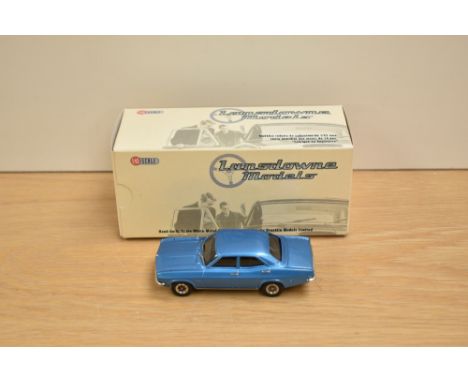 A Lansdowne Models (Brooklin Models) 1:43 scale white metal model, LDM 32A 1972 Vauxhall VX 4/90, Sapphire Starmist-Met, in o