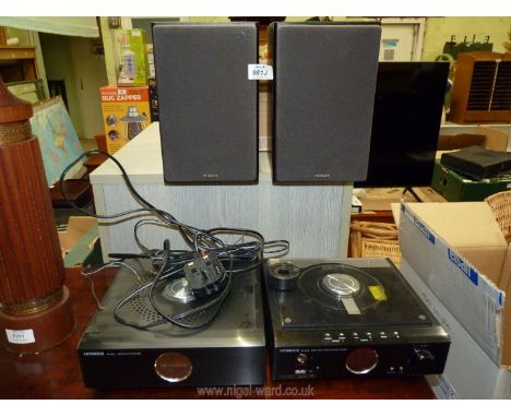 Hitachi Mini Hi fi and speakers.