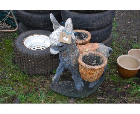 Garden planter ion the shape of a Donkey, 32'' .