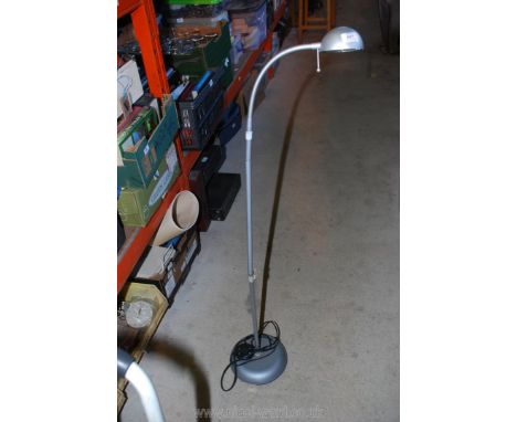 A floor standing work light.