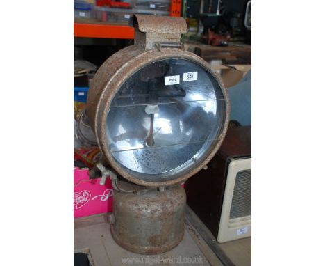 A large Tilley lamp.