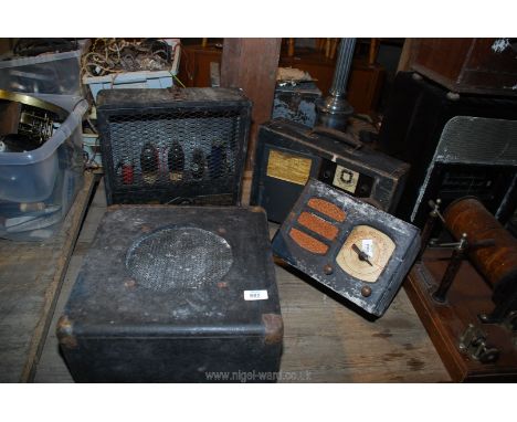 Two Radios, speaker etc.