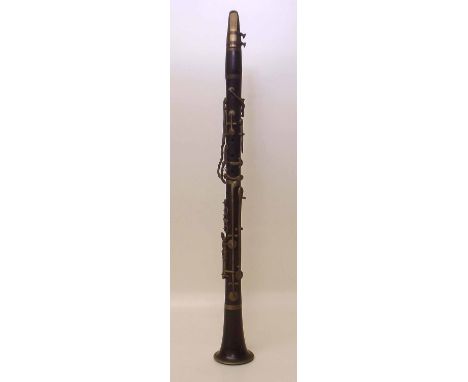 Rosewood clarinet. Condition report: see terms and conditions