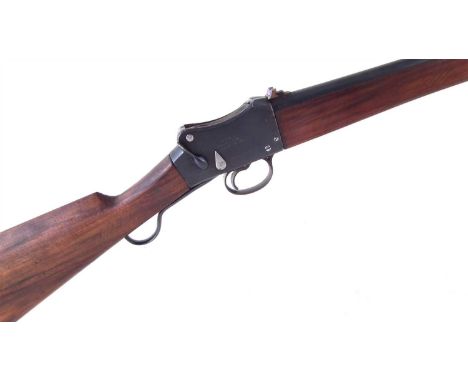 Greener MkIII Police Shotgun, 12 bore, with enamel rear sight, no visible number 107.5cm long UK SHOTGUN LICENCE REQUIRED TO 