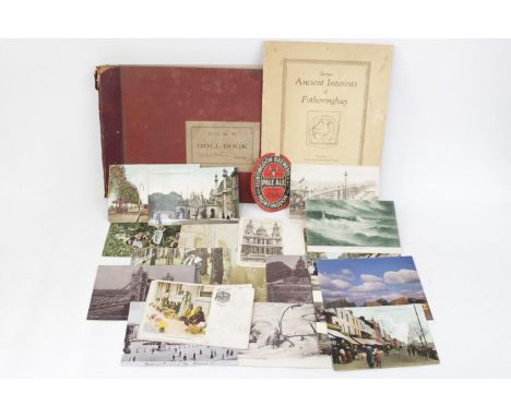 Collection of Vintage Postcards and assorted Ephemera 