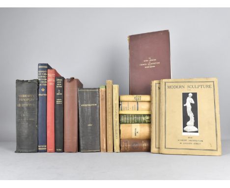 A Collection of Various Vintage Published Books on a Topic of Architecture and Sculpture to Comprise Second Edition of Seven 